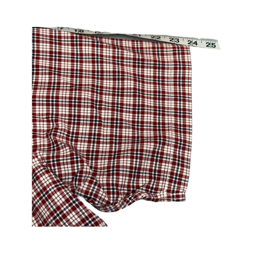 Eddie Bauer Shirt Mens XLT Multicolor Plaid 100% Cotton Short Sleeve Button-Down - Picture 6 of 6